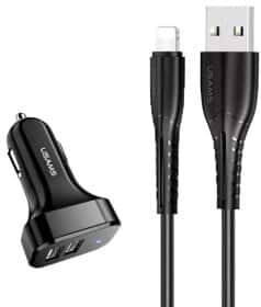 USB зарядка в авто Usams C13 NTU35LC13TZ