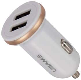 USB зарядка в авто Usams C4 US-CC050-WT