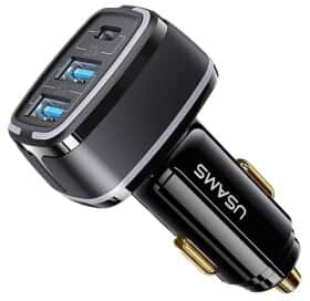 USB зарядка в авто Usams C24 US-CC142