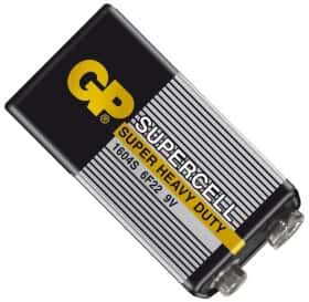 Батарейка GP Supercell Super Heavy Duty 1604S PP3 (Krona) 9 V 1 шт Батарейка GP Supercell Super Heavy Duty 1604S PP3 (Krona) 9 V 1 шт