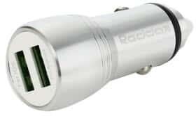 USB зарядка в авто Reddax Metal Series RDX-106-SLVR USB зарядка в авто Reddax Metal Series RDX-106-SLVR