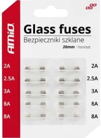 Набір запобіжників Amio 02394 FGL2 mini 10 шт.