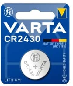 Батарейка Varta CR2430 CR2430 3 V 1 шт Батарейка Varta CR2430 CR2430 3 V 1 шт