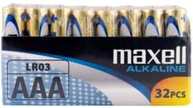 Батарейка Maxell 4902580731298 AAA (мизинчиковая) 1,5 V 32 шт