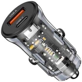 USB зарядка в авто Usams US-CC164 6958444901404
