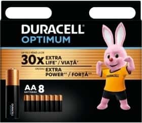 Батарейка Duracell Optimum 6835425 AA (пальчиковая) 1,5 V 8 шт
