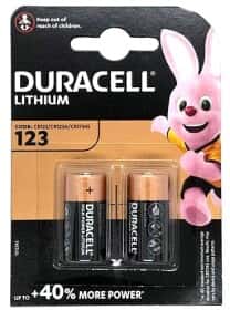 Батарейка Duracell DL123AB2 CR123A 3 V 2 шт
