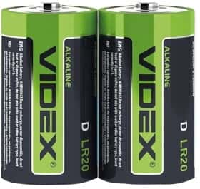 Батарейка Videx LR2O/D D 1,5 V 2 шт