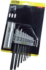 Набор ключей шестигранных Stanley Hex Grip 0-89-904 1,5-10 мм с шарообразным наконечником 9 шт