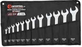 Набір ключів ріжкових Intertool XT1103 6x7-30x32 мм 12 шт