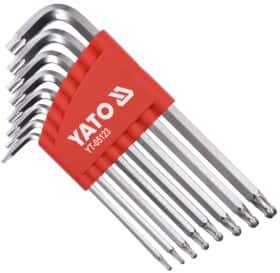 Набор ключей TORX Yato YT-05123 T9-T40 с шарообразным наконечником 8 шт