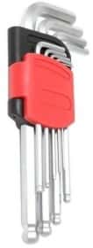 Набір ключів шестигранних Forsage F-5093LB 1,5-10 мм з кулеподібним наконечником 9 шт