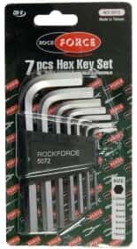 Набор ключей шестигранных Rockforce RF-5072 2,5-10 мм 7 шт