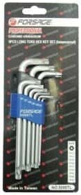 Набір ключів TORX Forsage F-5098TL T10H-T50H 9 шт