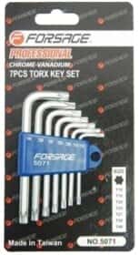 Набор ключей TORX Forsage F-5071 T10-T40 7 шт