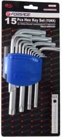 Набор ключей TORX Forsage F-5151 T6-T60 15 шт