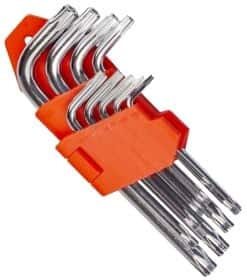 Набір ключів TORX Lavita LA511603 T10H-T50H 9 шт