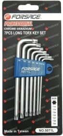 Набор ключей TORX Forsage F-5071L T10-T40 7 шт
