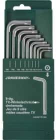 Набір ключів TORX Jonnesway H08MtP09S T10H-T50H 9 шт