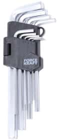 Набор ключей шестигранных Forcekraft FK-5093XL 1,5-10 мм 9 шт