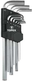Набор ключей шестигранных Topex 35D956 1,5-10 мм 9 шт