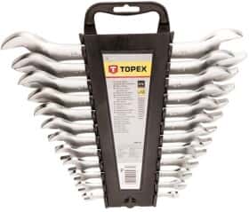 Набор ключей рожковых Topex 35D657 6-32 мм 12 шт