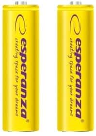 Аккумуляторная батарейка ESPERANZA EZA103Y 2000 mAh 2 шт Аккумуляторная батарейка ESPERANZA EZA103Y 2000 mAh 2 шт