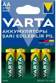 Акумуляторна батарейка Varta Recharge Accu 5706301404 2700 mAh 4 шт