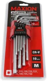 Набор ключей TORX Maxion MXTL-PT9 1,5-10 мм, T10-T50 9 шт