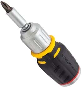 Викрутка реверсивна з набором бит Stanley FatMax Stubby FMHT0-62688