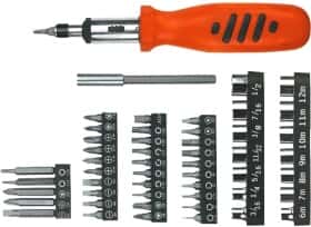 Отвертка с набором бит Top Tools 39D357 Отвертка с набором бит Top Tools 39D357