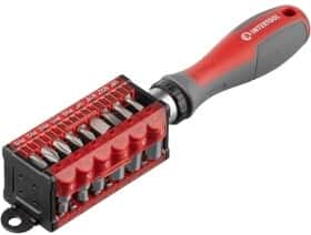 Отвертка реверсивная с набором бит Intertool VT-3374