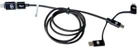 Кабель 3 в 1 Toyota / Lexus / Daihatsu USB - Apple Lightning - type-C - type-C - Micro USB TBMTCEPHON23 1 м Кабель 3 в 1 Toyota / Lexus / Daihatsu USB - Apple Lightning - type-C - type-C - Micro USB TBMTCEPHON23 1 м
