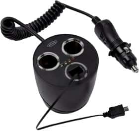 Розгалужувач прикурювача з USB Ring 2 в 1 + USB RMS13