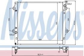 Радіатор охолодження двигуна