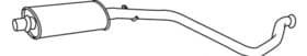 Середній глушник вихлопних газів