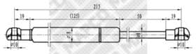 Газовый упор капота