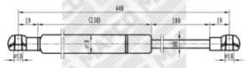 Газовий упор багажника