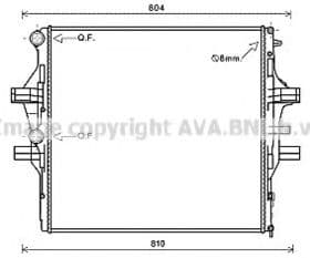 Радиатор охлаждения двигателя