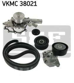 Комплект поліклинових ременів + помпа