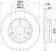dp135c Japanparts Гальмівний диск