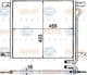 8FC 351 306-071 Behr Hella Радіатор кондиціонера