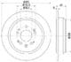 8DD 355 116-111 Behr Hella Гальмівний диск для Honda Accord
