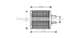 DW6088 AVA Quality Cooling Радиатор печки