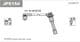 JPE154 Janmor Комплект дротів запалювання для Mazda MX-3