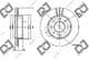 BD1059 DJ Parts Гальмівний диск для Nissan Almera