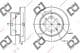BD1834 DJ Parts Тормозной диск
