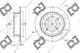 BD1678 DJ Parts Гальмівний диск