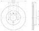 8DD 355 106-551 Hella Pagid Тормозной диск
