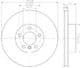8DD 355 119-531 Hella Pagid Гальмівний диск